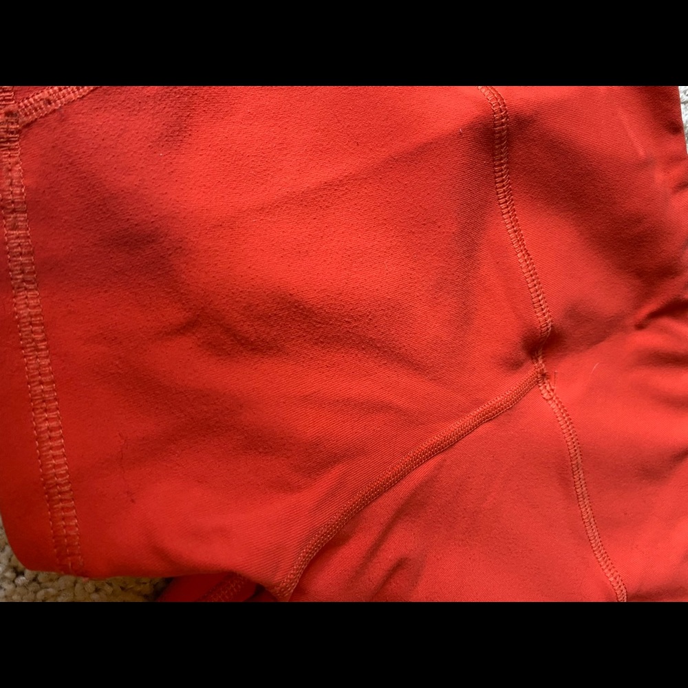 Fleo Orange Crush Contour Low Rise Shorts - Picture 4 of 5